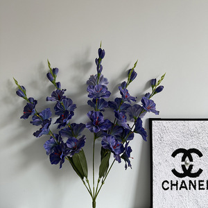 <span class=keywords><strong>Flores</strong></span> Artificiales de Alta Calidad, Impresas en 3D, Lirio Espada de 5 Ramas, Simulación de Ramo Largo Individual para Decoración del Hogar, Bodas <span class=keywords><strong>y</strong></span> Fiestas - Product Image 6