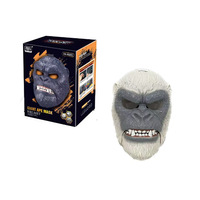 Masque de gorille réaliste en plastique POWER pour Halloween, cosplay effrayant et fête de carnaval, accessoire de costume de singe amusant