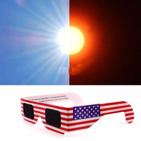 Lunettes de protection tactiques en papier pour éclipse solaire, certifiées ISO 12312-2 (CCQS), écologiques, recyclables, vente en gros pour 2026