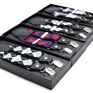 Tuta da <span class=keywords><strong>uomo</strong></span> in poliestere con Design elastico <span class=keywords><strong>e</strong></span> plaid a righe 4 clip in più colori con confezione regalo - Product Image 1