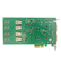 Kartu Jaringan Intel I350AM4 Chip Quad Port Gigabit SFP Bypass untuk Server Firewall