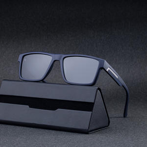 Lunettes de soleil polarisées Lafite à monture carrée, verres TAC UV400, pour hommes, mode extérieure, monture en plastique noir et métal, type 3, pare-soleil - Product Image 5