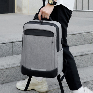 High School College Student Dual-Use Satchel Backpack Multifunctional Main <b>Computer</b> <b>Bag</b> Reflective Charging Zipper Waterproof - Product Image 3