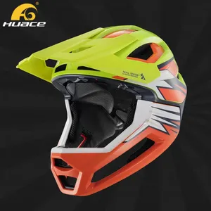 Full Face Sepeda Motor Trail Off Road, Helm Olahraga Balap Dual Sport ATV Power