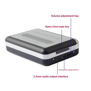 Les fabricants fournissent un convertisseur de <span class=keywords><strong>cassette</strong></span> MP3 à alimentation par batterie <span class=keywords><strong>avec</strong></span> fonction de rétroversion automatique, <span class=keywords><strong>prise</strong></span> casque USB, lecteur de <span class=keywords><strong>cassette</strong></span> Walkman - Product Image 3