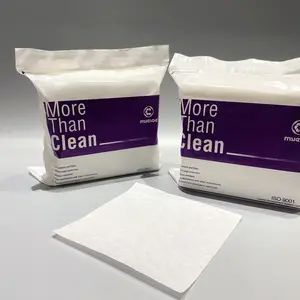 Lingettes en papier non pelucheuses pour l'industrie industrielle, absorbant l'huile, sans poussière