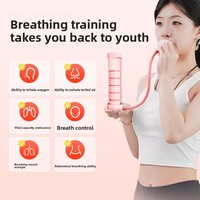 Equipo de Entrenamiento del Core Multifuncional, Ajustable de 20g, 60g, 100g, Material ABS, Alivia el Estrés, Entrenador de Respiración, Mancuerna de Respiración