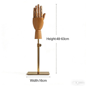 <span class=keywords><strong>Maniquí</strong></span> de Mano <span class=keywords><strong>Articulado</strong></span> de Madera de Alta Calidad, Modelo de Mano de Madera con Articulaciones Flexibles <span class=keywords><strong>para</strong></span> Exhibición de Joyería y Dibujo Artístico - Product Image 5