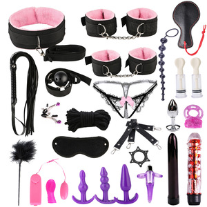 Set Bondage BDSM Delove 26 Pezzi, Giocattoli Erotici per Coppie, Accessori Gay, Manette <span class=keywords><strong>Sexy</strong></span>, Collare, Giochi per Adulti, Fetish per Donna - Product Image 4