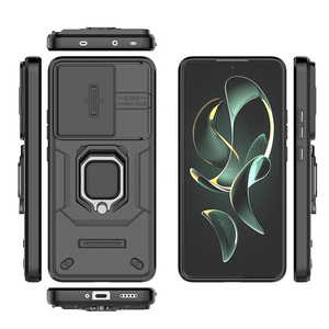 Coque de téléphone avec protection d'objectif coulissante Ring Armor pour Redmi K60 Supreme Edition 5G - Product Image 5