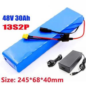 Paquete de batería de litio para bicicleta eléctrica, 36V, 48V, 52V, 8ah, 10ah, 20Ah, batería de iones de litio para bicicleta, Scooter, motocicleta con cargador - Product Image 3