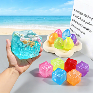 Cubo Antiestrés con Temática Oceánica, Bloques de Construcción para Adultos, Juguete Sensorial para Aliviar la Ansiedad, Cubo de TPR de Maltosa - Product Image 2
