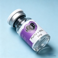 Autocollants personnalisés en vrac haute définition pour peptides, étiquettes imperméables pour emballages de suppléments de 2 ml, 3 ml, 10 ml
