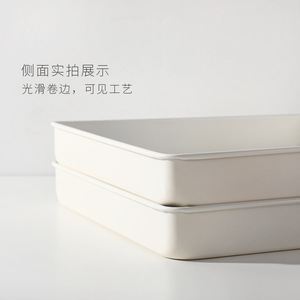 ถาดอบขนมสี่เหลี่ยม 28x28 ซม. เคลือบสารกันติด สีขาว ใช้กับเตาอบได้ - Product Image 1