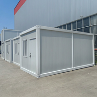 Maison conteneur préfabriquée de luxe, sécurisée, extensible, contemporaine, à deux chambres, de 40 et 20 pieds, pour bureau, appartement ou hôtel