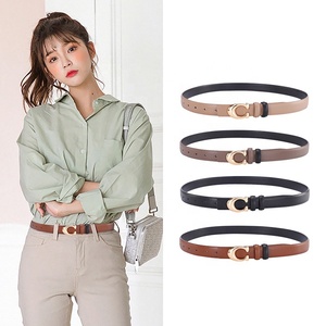 Cinturones de <span class=keywords><strong>Cuero</strong></span> de Vaca al por Mayor Personalizados para <span class=keywords><strong>Mujer</strong></span> con Hebilla Dorada Reversible para Vestido, Traje y <span class=keywords><strong>Pantalones</strong></span> - Product Image 2