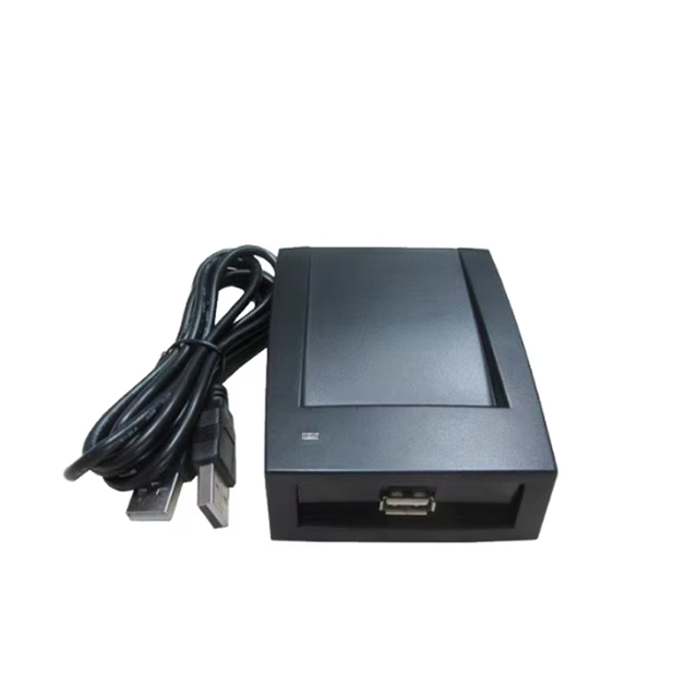 Wholesale ABS Dual Frequency RFID Card Reader 13.56MHz & 125kHz RFID Card Reader USB Plug&play LF RFID Smart Reader for TK4100