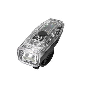 Luz Delantera para Bicicleta LED USB Recargable Multifunción con Pantalla Digital Impermeable Transparente para Ciclismo Nocturno y Uso en Exteriores - Product Image 2