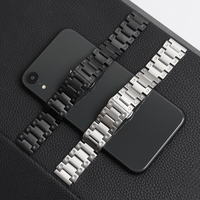 Compatible avec Huawei GT3/GT4/Watch 4 Pro Samsung Bracelet en acier inoxydable massif 22 mm