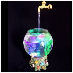 Mini Magical Design <strong>Aquarium</strong> Tank Fish <strong>Glass</strong> - Product Image 6