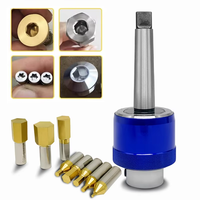 Stuka tempat alat bubut, batang lurus 8.0mm heksagonal Squareal putar pegangan pukulan C16/C20/C22/C25/C32 untuk mesin bubut