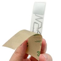 Etiqueta Adhesiva UHF RFID para Mascotas, Resistente al Agua, Reutilizable, Ucode8 73x20mm ISO18000-6C Largo Alcance 860-960Mhz EPC Clase 1 Gen2