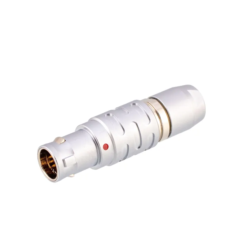 Gerader Stecker der Serie FGG 0B 2 3 4 5 6 7 9 Pines Circular Push Pull Connector FGG.0B.307.CLAD52Z