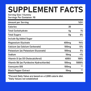 Compre Gomitas de Glicinato de <span class=keywords><strong>Magnesio</strong></span> de Alta Calidad al por Mayor con Calcio <span class=keywords><strong>y</strong></span> <span class=keywords><strong>Potasio</strong></span> para Mejorar la Concentración <span class=keywords><strong>y</strong></span> la Retención de Memoria - Product Image 6