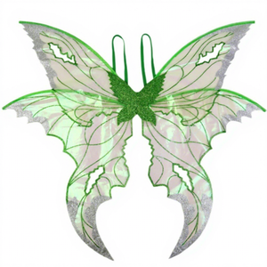 Novedad 2026: Accesorios de disfraz COS originales para fiestas y festivales, diseño transfronterizo, mariposa geométrica con ojales, estilo elfo. - Product Image 6