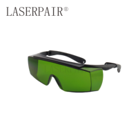 Lunettes de sécurité laser CE EN207 450 660 980 nm, protection laser multi-longueurs d'onde, lunettes de protection pour laser dentaire, indicateur de lumière rouge