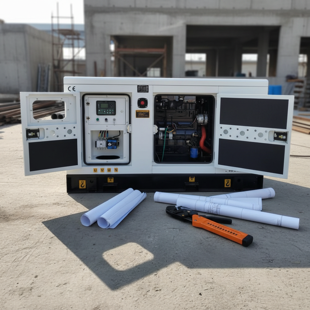 3 Phase Open Silent Power diesel Alternator Generator Price 30kva 24kw 30kw Generator in Guangzhou 50hz/60hz 380v/220v/400v