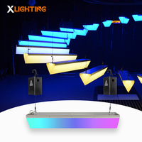 Lumières cinétique LED Cube cinétique intelligent à levage 300W RVB pour spectacles de scène Installations d'événements et projections architecturales