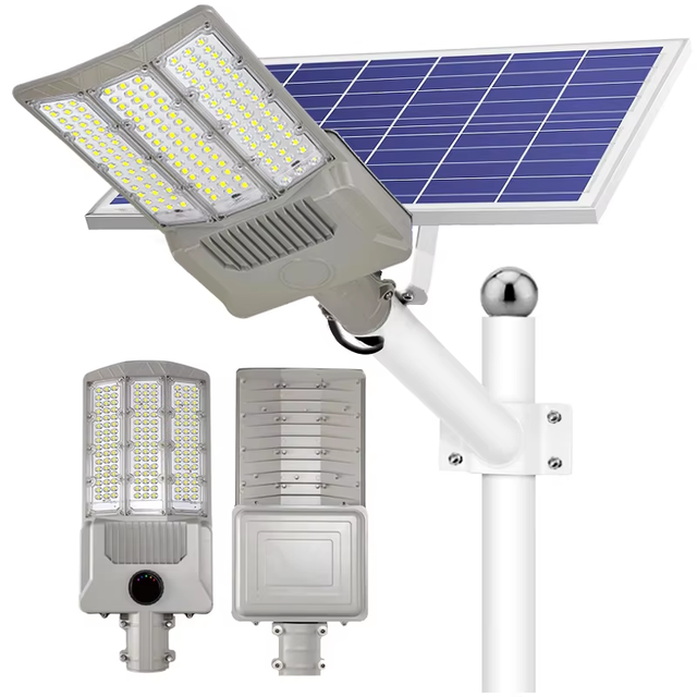 25Ah LiFePO4 30W Radar Solar Street Light 144LED 16H Runtime IP67