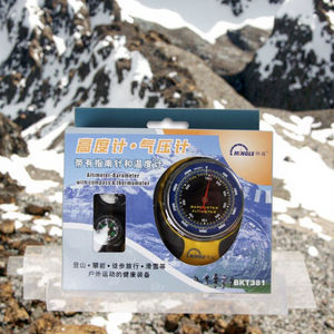 Mingle BKT381 Personalizado OEM Multifuncional Exterior para Teste Altímetro Barômetro Bússola Termômetro para Montanhismo - Product Image 1