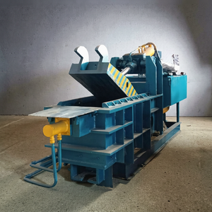 Presse à balles hydraulique à double action pour ferraille, presse à balles pour métaux, presse de recyclage pour aluminium, cuivre, laiton, réduction du volume des déchets pour usine - Product Image 1