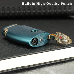 Metal case Electronic <b>Windproof</b> <b>Lighters</b> Custom logo Flip Top Gas <b>Lighters</b> Briquet Jet Flame Refillable Cigarette <b>Lighter</b> - Product Image 4
