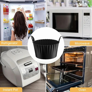 Premium Food Grade Easy Release Nonstick <b>Silicone</b> Egg Cake Mould Cups Air Fryer <b>Baking</b> Ramekins - Product Image 6
