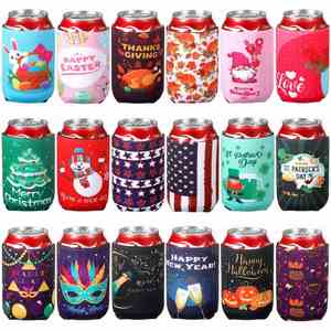 Manchons à bière personnalisés 12oz en néoprène, porte-canettes isothermes avec logo personnalisé, Coozies pour boissons - Product Image 5