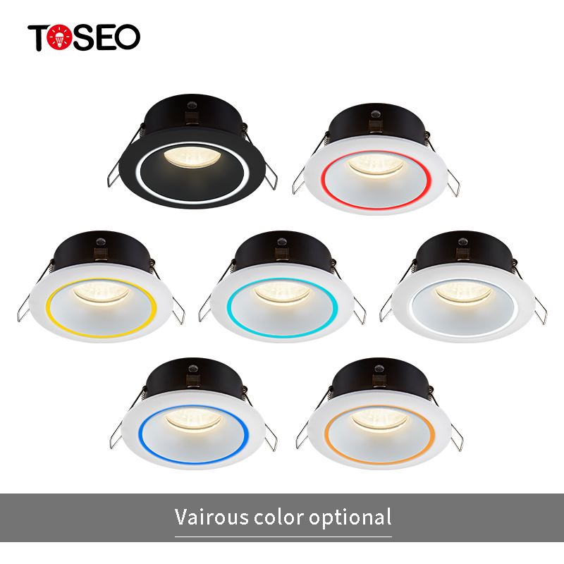 GU5.3 Led Recessed Spotlights Ip65 Led Downlight Cover Color Changeable