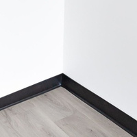 Moulage de base en PVC Cove 4 pouces blanc facile à nettoyer plinthe de base murale pour plancher commercial d'hôpital d'hôtel