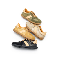 Sneakers en cuir patchwork multicolores, chaussures décontractées confortables pour femmes, chaussures de tous les jours