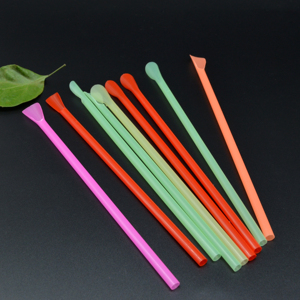 Wholesale Biodegradable Plastic Disposable PLA Spoon Straws for All Occasions Party <strong>Snow</strong> Cone Ice <strong>Cream</strong> Smoothies - Product Image 5