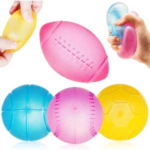 Juguetes antiestrés blandos de levadura y azúcar de levadura de elevación lenta, pelotas elásticas para apretar de fútbol, béisbol y fútbol americano, bolas antiestrés Squishies - Product Image 1