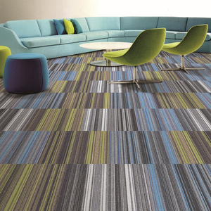 Carreaux de <span class=keywords><strong>tapis</strong></span> de maison de luxe en PP Taille américaine 24x24 pouces <span class=keywords><strong>Tapis</strong></span> et <span class=keywords><strong>tapis</strong></span> de <span class=keywords><strong>bureau</strong></span> d'hôtel Carreaux de moquette amovibles modulaires commerciaux - Product Image 6