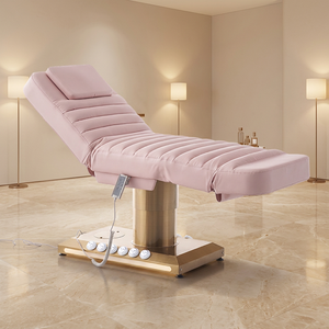 Fauteuil de spa électrique de luxe, lit de massage réglable, table de massage pour salon de beauté, esthéticienne - Product Image 1