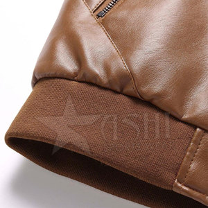 Top Quality <b>Running</b> Wear <b>Men</b> Leather <b>Jacket</b> Wholesale Leather <b>Jacket</b> Cheap Price Leather <b>Jacket</b> - Product Image 6