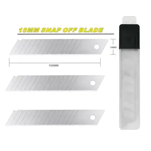 Wholesale Snap Off Sharp Blade 18MM Snap Off Single Edge Film Cutter Cutting Knife Blade Manufacturer