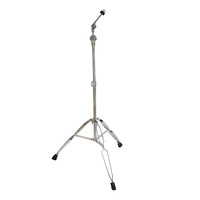 Support de cymbale en métal réglable en hauteur avec pieds extensibles, support triangulaire au sol, support de cymbale avec pieds en caoutchouc, support de percussion