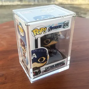 SHP bán buôn ngăn xếp từ Funko POP Pokemon trường hợp khó khăn Acrylic cho 4inch Anime Funko POP bảo vệ hiển thị trường hợp