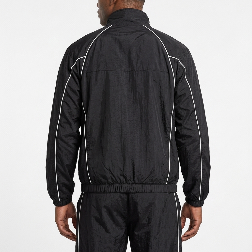 Wholesale Custom OEM Embroidery Waterproof Mens Sweat Suit Tracksuit Sport Set with Zippers Training Wear Factory · image 3